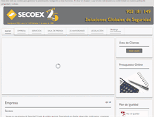 Tablet Screenshot of gruposecoex.com